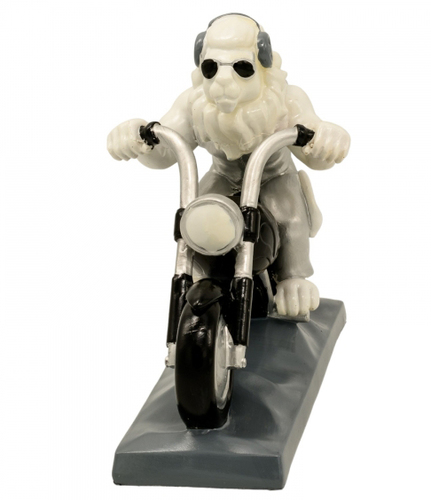 פסל להקת האריות - אריה אופנוען The Biker