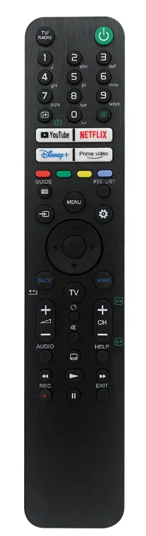 שלט תואם אוניברסלי לטלוויזיה חכמה סוני SONY SMART TV X500