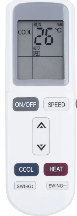 שלט למזגן YKR-L/102E טורנדו TORNADO