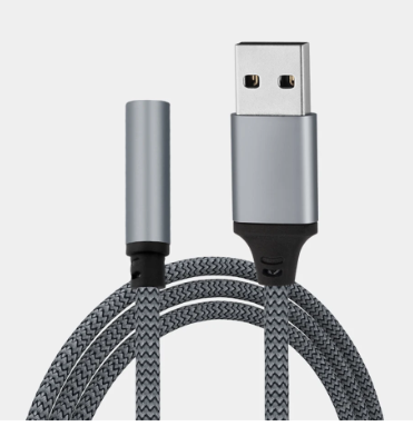 כבל מתאם USB ל PL-AUX 3.5MM מתאם aux usb זכר נקבה 