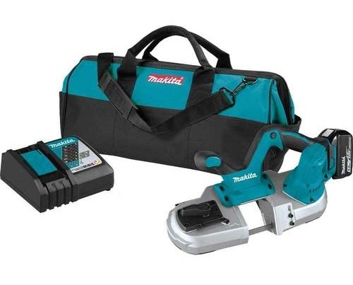 מסור סרט נטען DPB181 18V כולל סוללה 5AH ומטען מבית Makita מקיטה