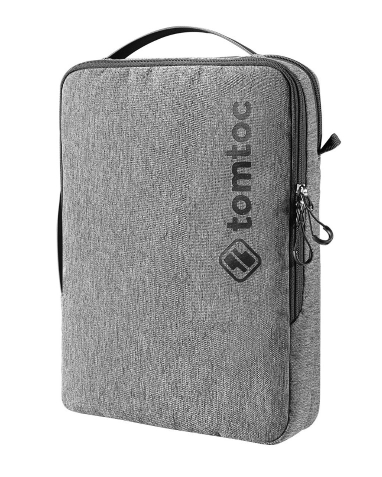 תיק למחשב נייד TomToc 16" Defender ACE H14 Laptop Shoulder Bag Gray