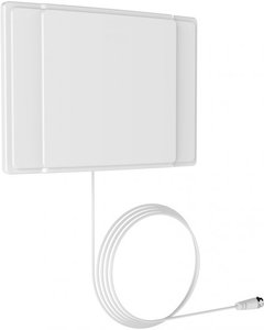 אנטנה DVB-T שטוחה לקליטת שידורי טלוויזיה של עידן+ Barkan Indoor HDTV דגם AF40P.W