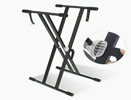 סטנד X לקלידים רגליים כפולות קרוקדיל OSKAR MARTIN QA-210