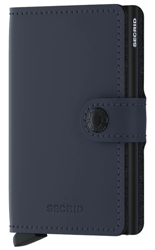 ארנק Secrid מקפיץ כרטיסים MiniWallet כחול מט