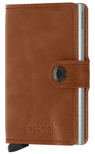 ארנק Secrid מקפיץ כרטיסים MiniWallet חום קוניאק