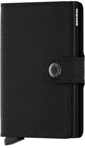 ארנק Secrid מקפיץ כרטיסים MiniWallet שחור Crisple