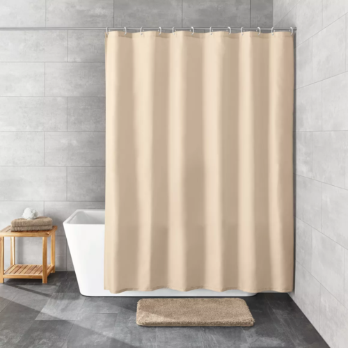 וילון פוליאסטר לאמבטיה Rica 180x200 - בז' טבעי Kleine wolke