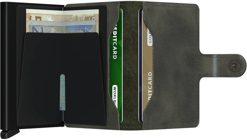 ארנק Secrid מקפיץ כרטיסים MiniWallet ירוק זית