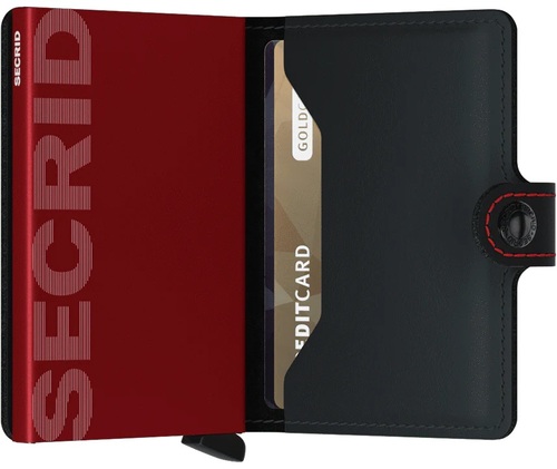 ארנק Secrid מקפיץ כרטיסים MiniWallet אדום-שחור