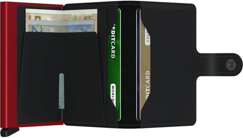 ארנק Secrid מקפיץ כרטיסים MiniWallet אדום-שחור