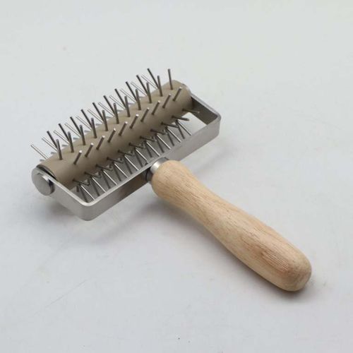 א גלגל דוקרונים נירוסטה ידית עץ 2021-4-49