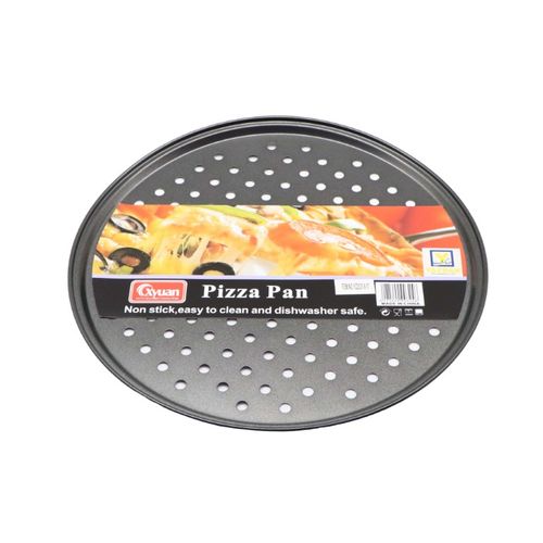 מגש פיצה מחורר שחור 32 ס