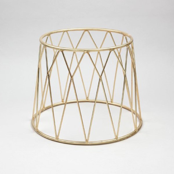 סטנד עגול קוני זהב גובה 20 ס"מ *  920908