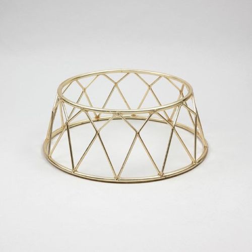 סטנד עגול קוני זהב גובה 10 ס