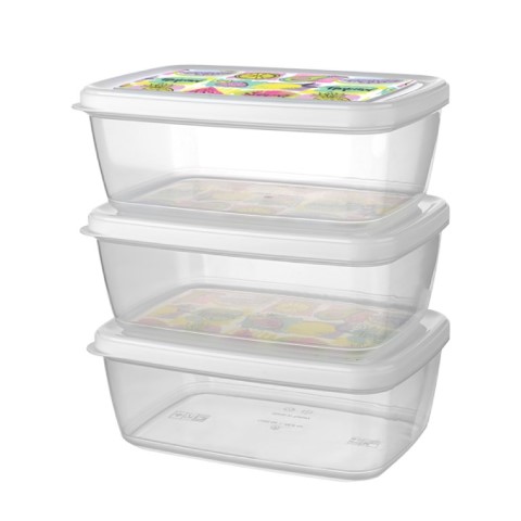 סט 3 קופסאות 1200 מ"ל תורכי      AP-9258    Y.Col  TITIZ