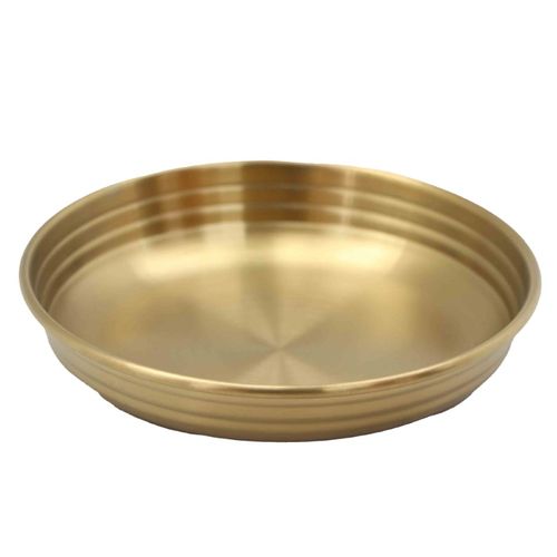 תחתית נירוסטה מוזהבת 13.5 ס