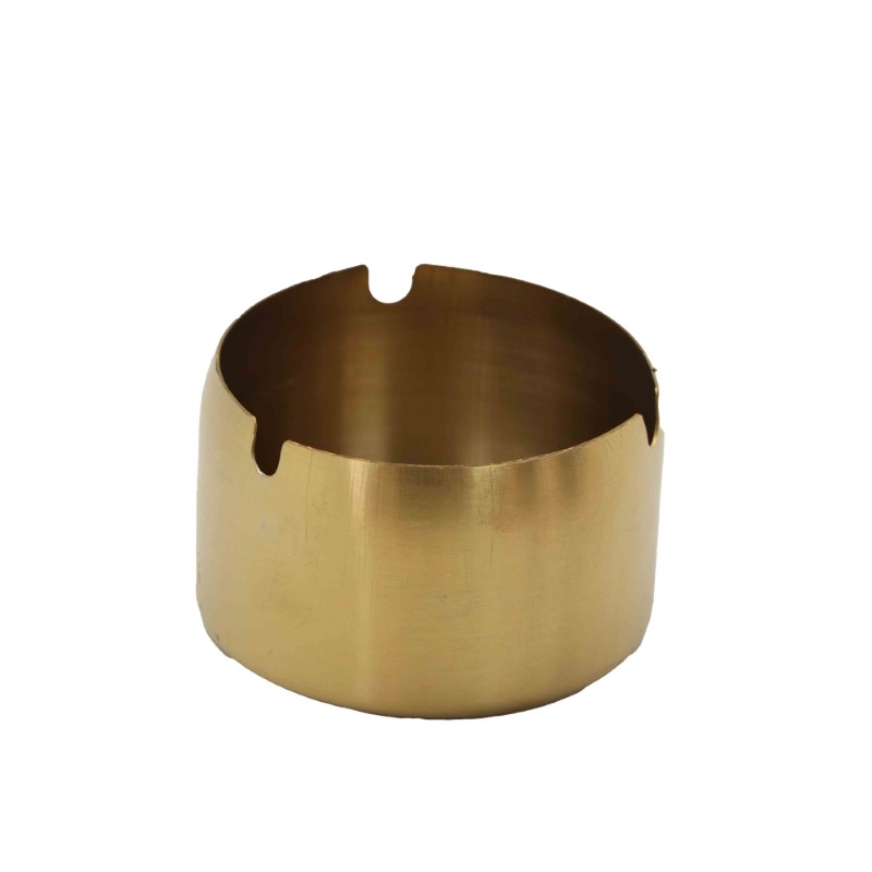 מאפרה נירוסטה מוזהבת 8 ס"מ 2022-4-88 Y.C