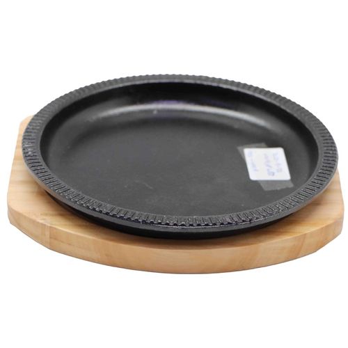 מחבת עגול יציקת ברזל+תחתית 19.5 ס