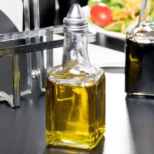 בקבוק שמן מרובע זכוכית 6Z  Y.C. 010260  Y.C. 010260