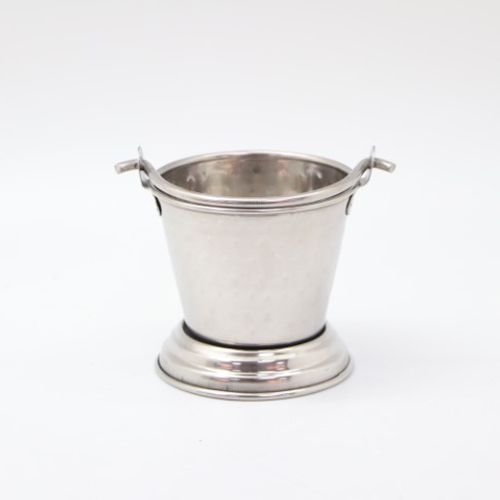 דלי קרח נירוסטה מרוקע על רגל 10 ס