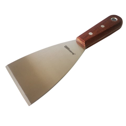 שפכטל נירוסטה ידית עץ 7.5 ס"מ Y.C.017290