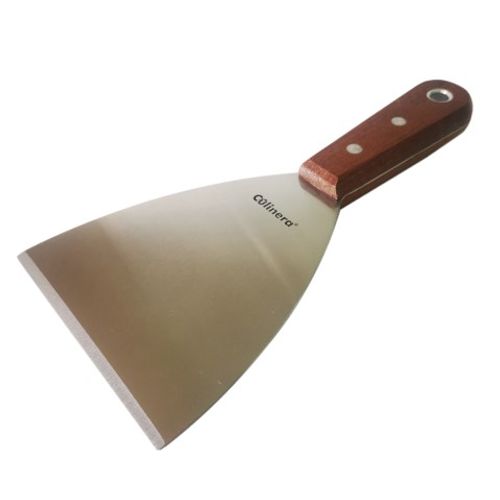 שפכטל נירוסטה ידית עץ 10 ס