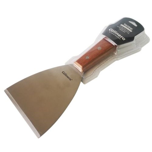 שפכטל נירוסטה ידית עץ 10 ס