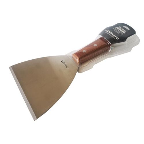 שפכטל נירוסטה ידית עץ 12 ס