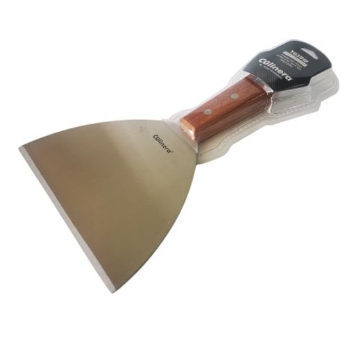 שפכטל נירוסטה ידית עץ 15 ס