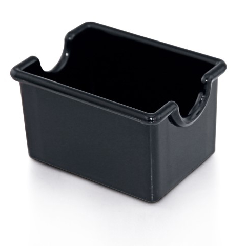 מחזיק שקיות סוכר מלמין שחור 5*6.5*8.5 ס"מ Y.C.017467