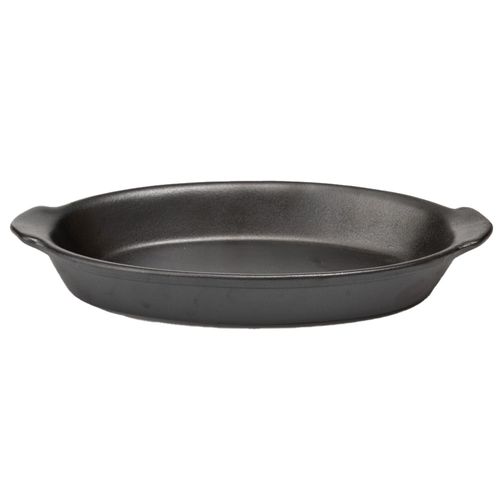 רביירה פורצלן 25 ס״מ עם י דיות שחור מט Y.C.021204