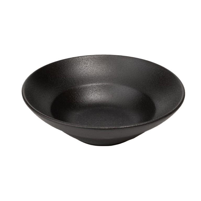 קערת הגשה פורצלן 20 ס"מ שחור מט Y.C.021235