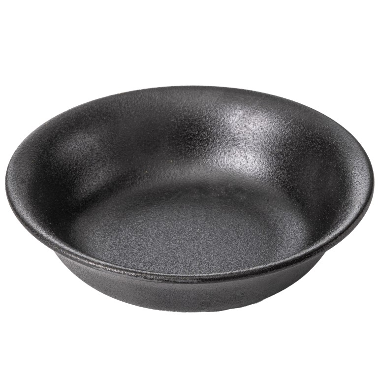 צלחת עמוקה פורצלן 20 ס"מ שחור מט Y.C.021297