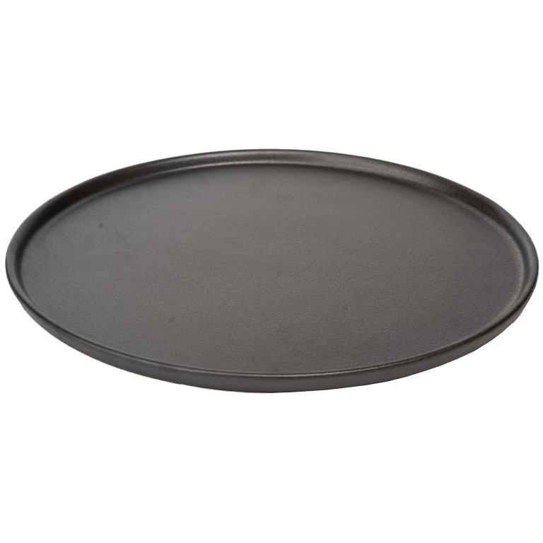 פלטה עגולה פורצלן 31 ס"מ שחור מט Y.C.021372
