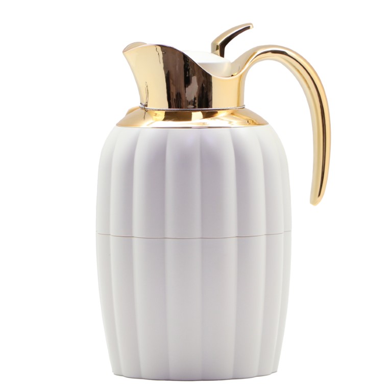 טרמוס AL-SULTAN שמנת + זהב פסים גבוה   Y.C.024106