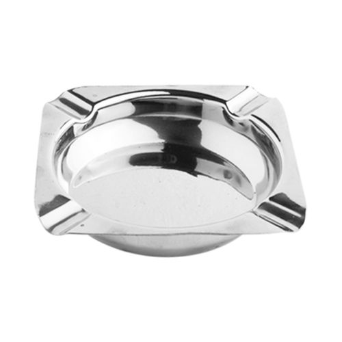 מאפרה מרובעת  נירוסטה 12 ס