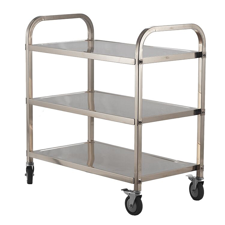 עגלת שירות נירוסטה 3 קומות Y.C.025080