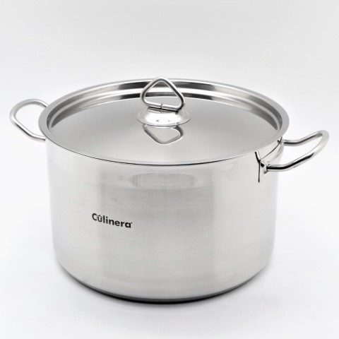 סיר נירוסטה 18/10+ מכסה  18*28 ס"מ 11 ליטר  Y.C.016149