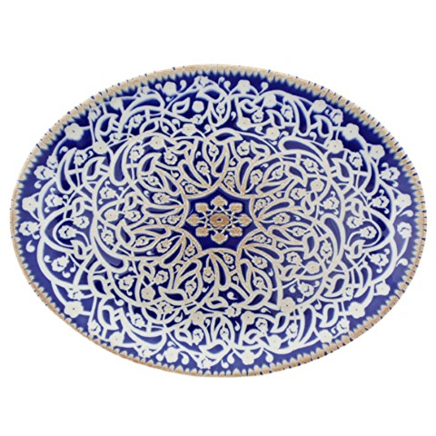 פלטה אובלית קלאסי 36 ס"מ מרוקו oriental por 005226