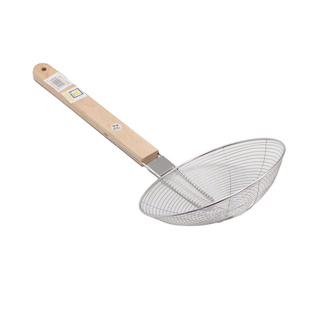 כף עכביש 22 ס"מ ידית עץ 2022-11-176 Y.C