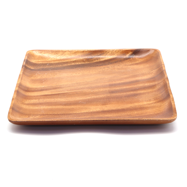 צלחת מרובעת עץ 30 ס"מ 2120