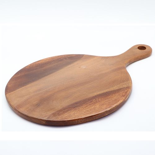 קרש חיתוך עגול עץ חום 1.5*35*50 ס