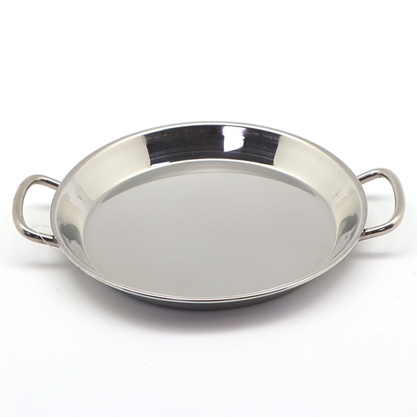 מחבת מיני 2 ידיות נירוסטה 3*12 ס"מ 2312