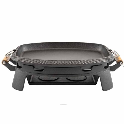 פלטה יציקה ברזל עם מעמד 42*32.5 ס