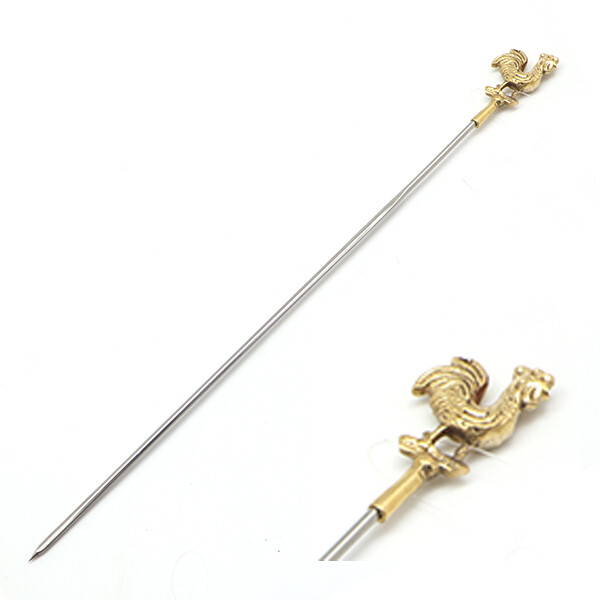 שיפוד נירוסטה ראש תרנגול 30 ס"מ 6507