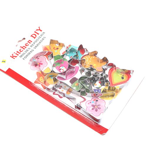 א סט 12 צורות לעוגה נירוסטה  Y.C.2015-208