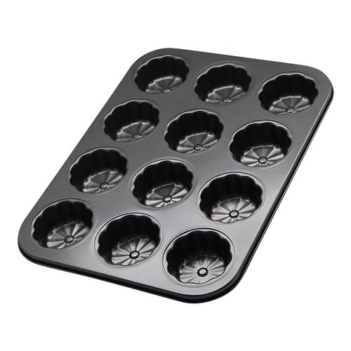 א תבנית שקעים /12 טפלון פרח  עגול  YC.2016-066