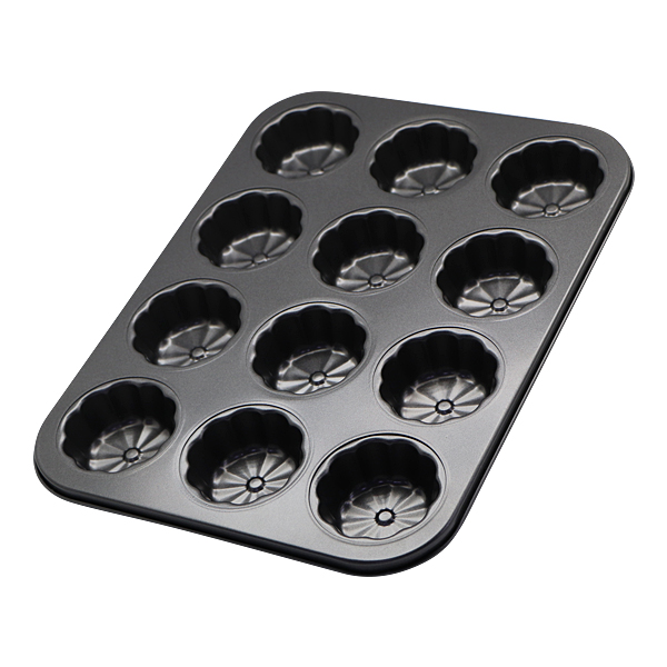 א תבנית שקעים /12 טפלון פרח  עגול  YC.2016-066