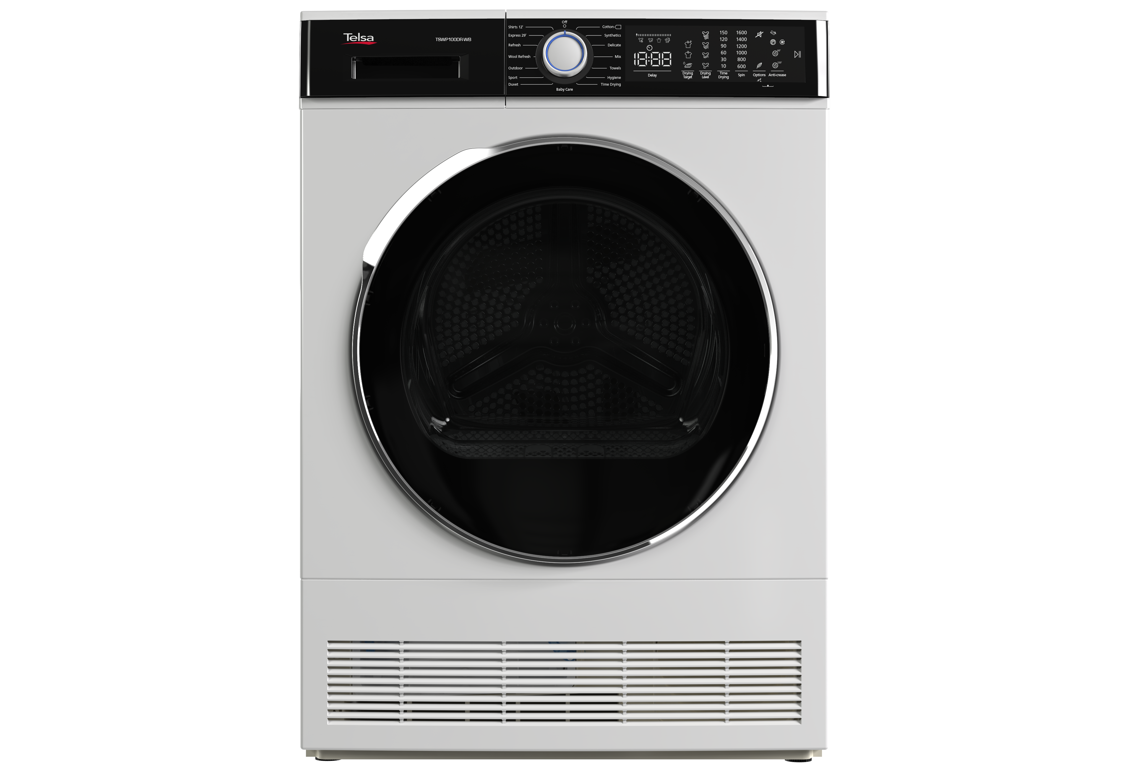 מייבש כביסה TELSA דגם TSWP100DR-WB טלסה